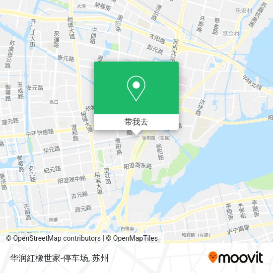 华润紅橡世家-停车场地图