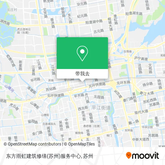 东方雨虹建筑修缮(苏州)服务中心地图