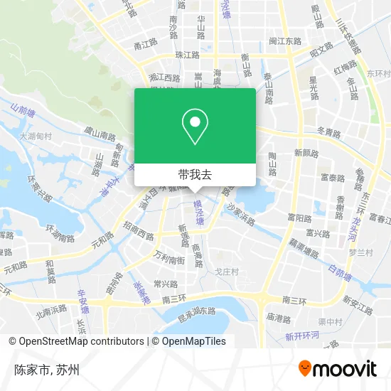 陈家市地图