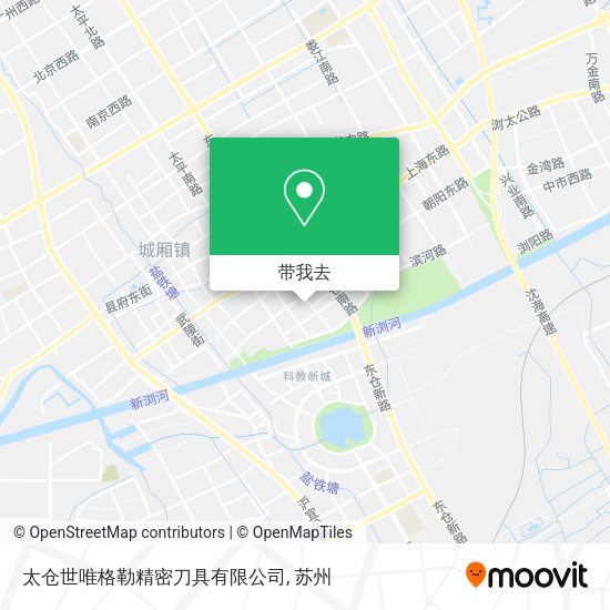 太仓世唯格勒精密刀具有限公司地图