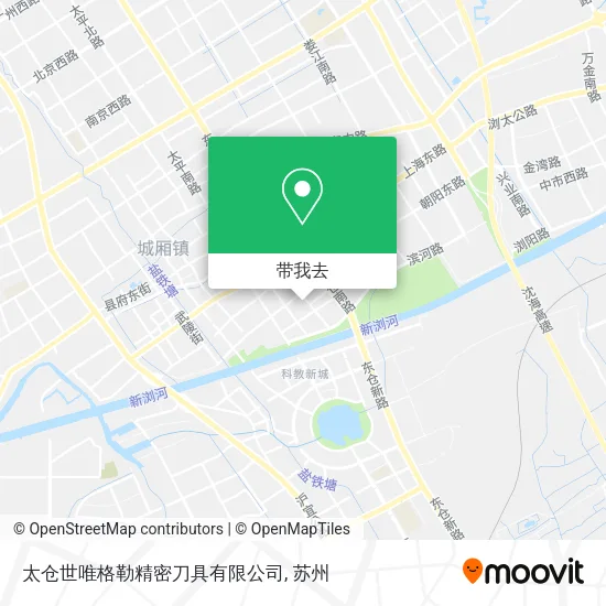 太仓世唯格勒精密刀具有限公司地图