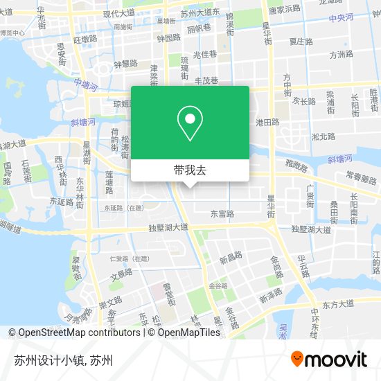 苏州设计小镇地图