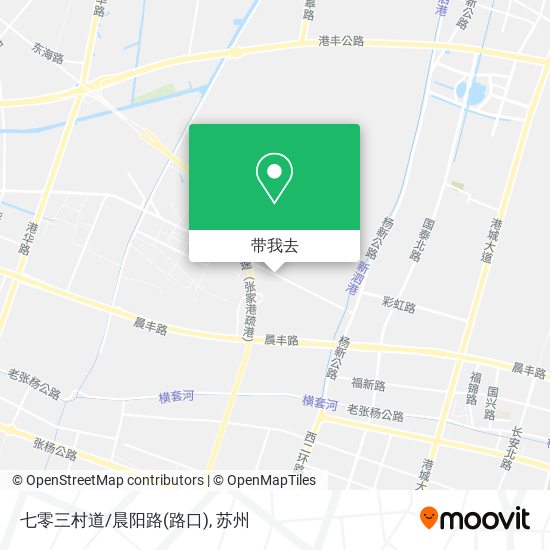 七零三村道/晨阳路(路口)地图