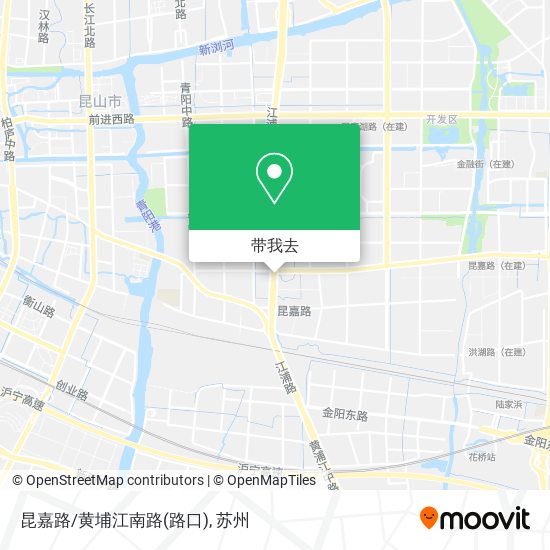 昆嘉路/黄埔江南路(路口)地图