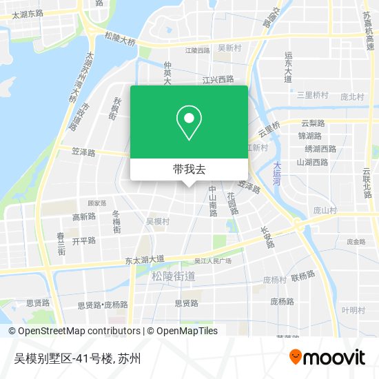 吴模别墅区-41号楼地图