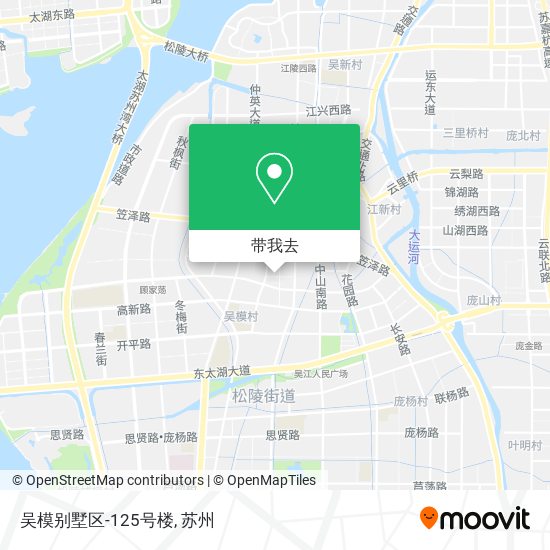 吴模别墅区-125号楼地图