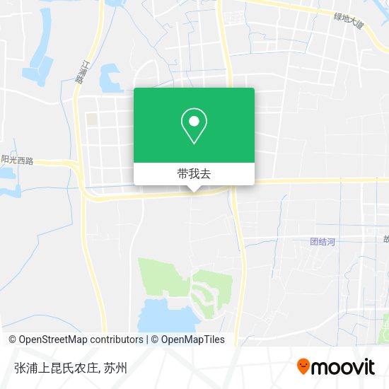 张浦上昆氏农庄地图