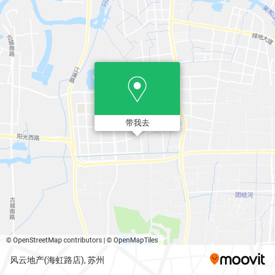 风云地产(海虹路店)地图