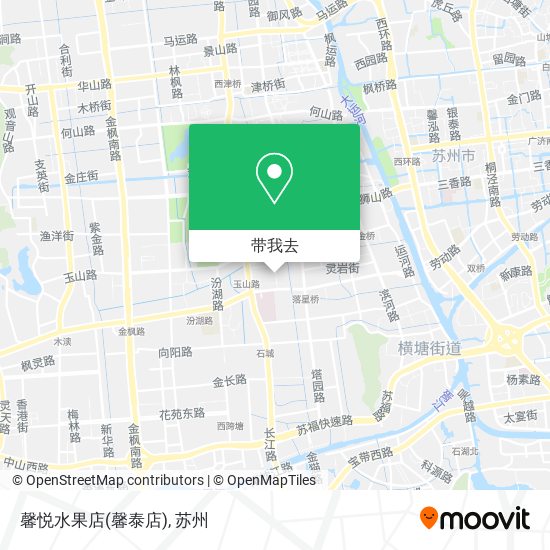 馨悦水果店(馨泰店)地图