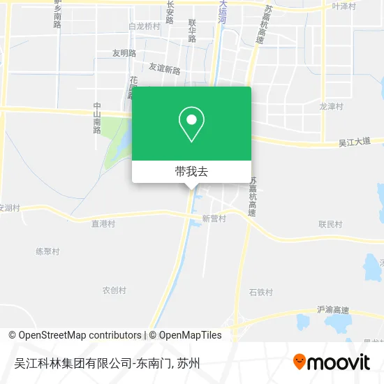 吴江科林集团有限公司-东南门地图