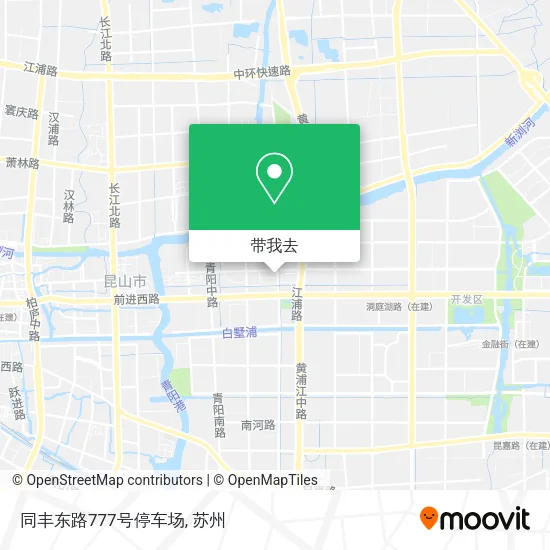 同丰东路777号停车场地图