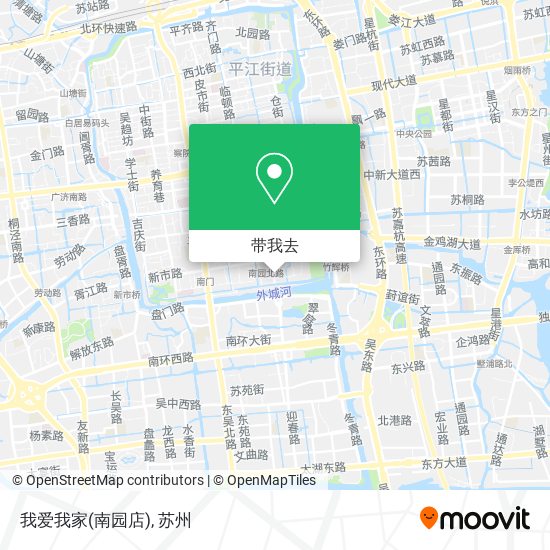 我爱我家(南园店)地图