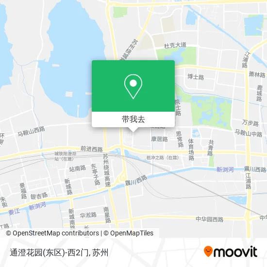 通澄花园(东区)-西2门地图