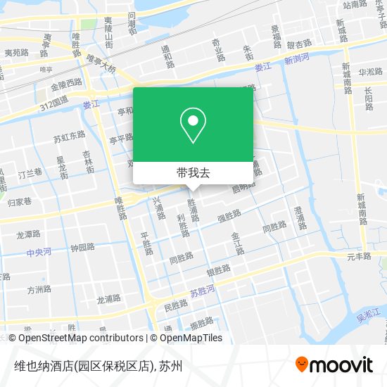 维也纳酒店(园区保税区店)地图