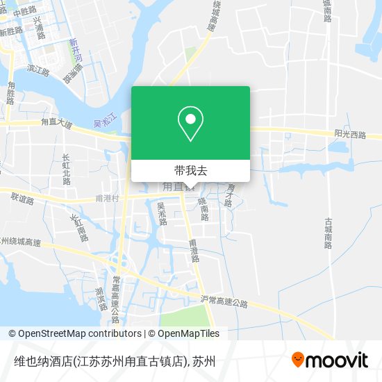 维也纳酒店(江苏苏州甪直古镇店)地图