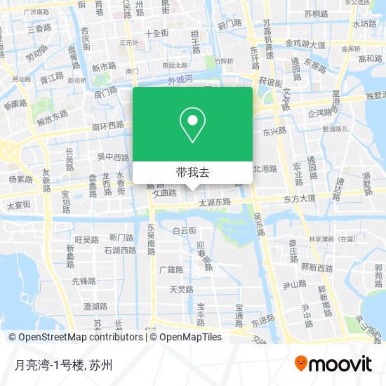 月亮湾-1号楼地图