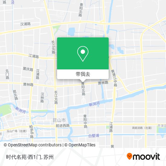 时代名苑-西1门地图