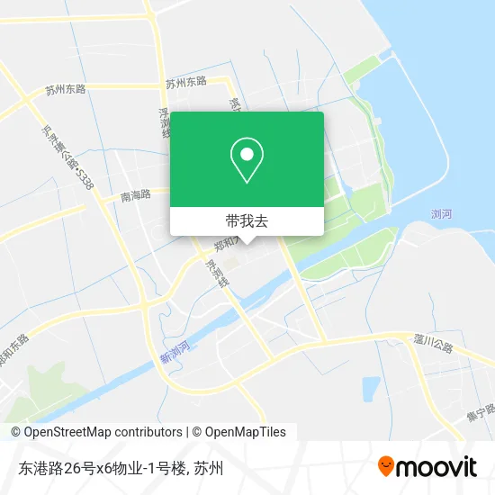 东港路26号x6物业-1号楼地图