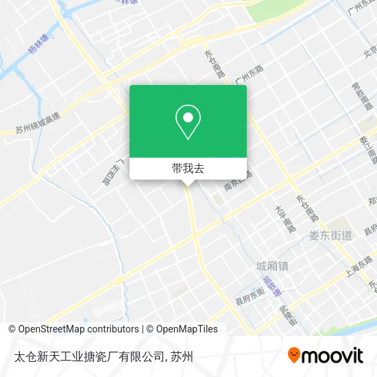 太仓新天工业搪瓷厂有限公司地图