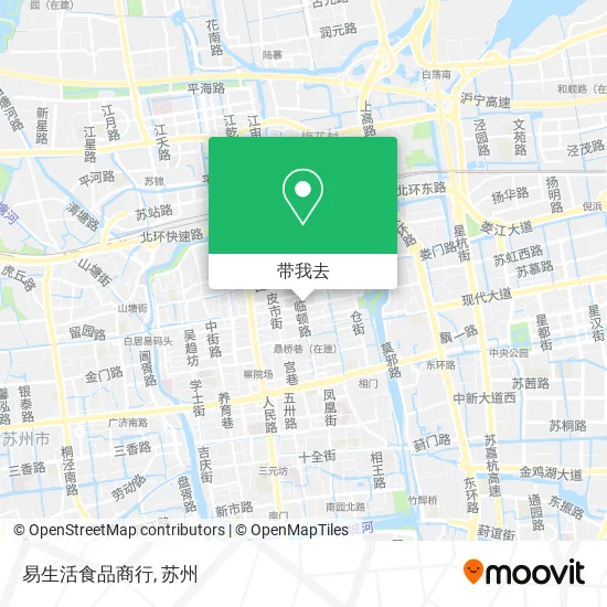 易生活食品商行地图