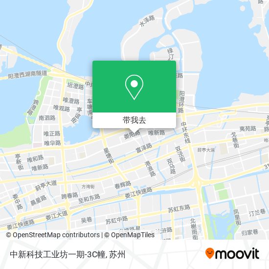 中新科技工业坊一期-3C幢地图