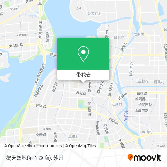 蟹天蟹地(油车路店)地图