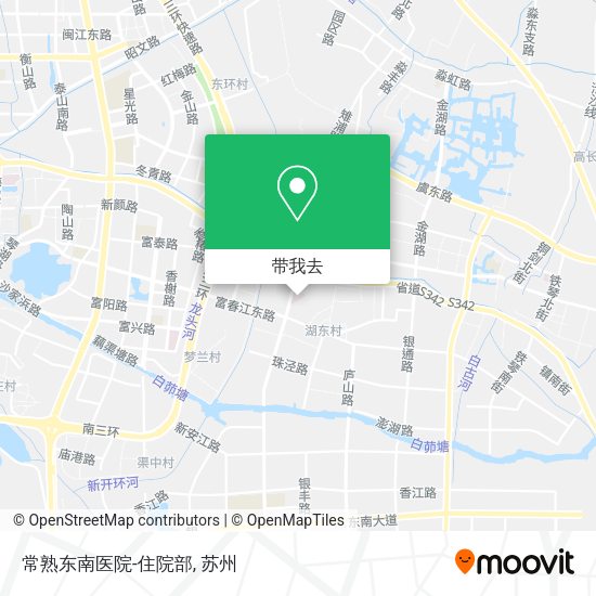 常熟东南医院-住院部地图
