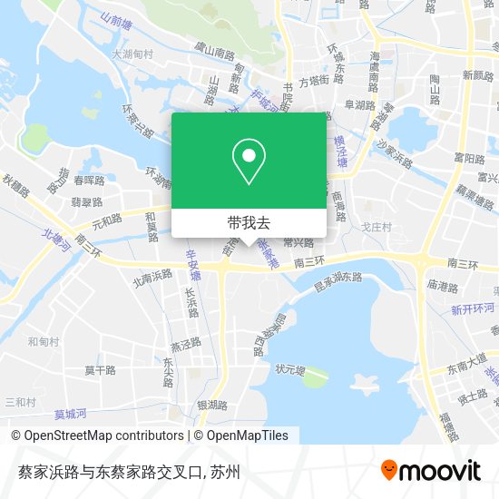 蔡家浜路与东蔡家路交叉口地图