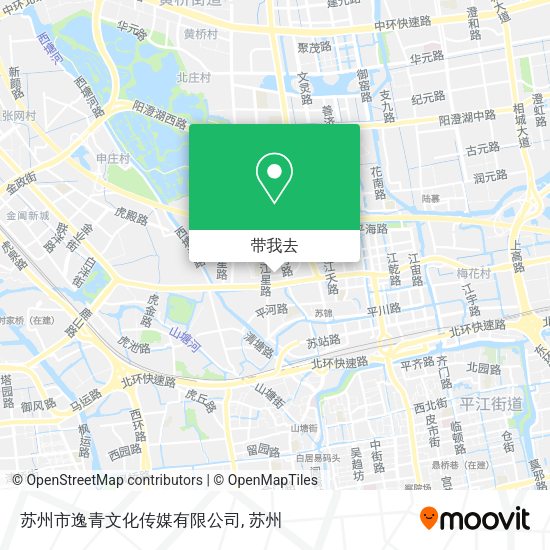 苏州市逸青文化传媒有限公司地图