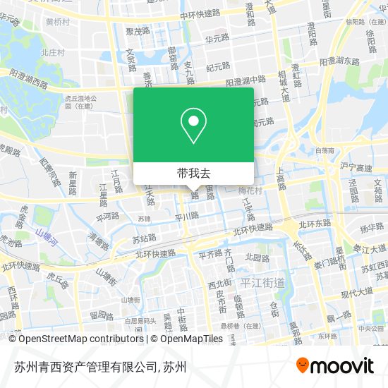 苏州青西资产管理有限公司地图