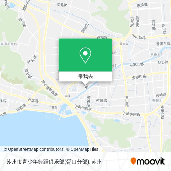 苏州市青少年舞蹈俱乐部(胥口分部)地图