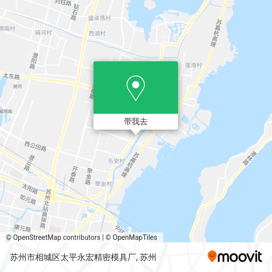 苏州市相城区太平永宏精密模具厂地图