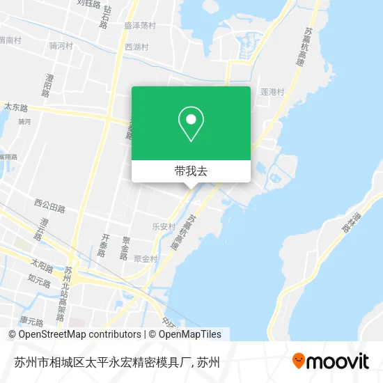 苏州市相城区太平永宏精密模具厂地图