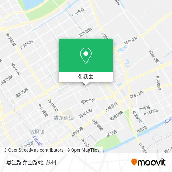 娄江路弇山路站地图