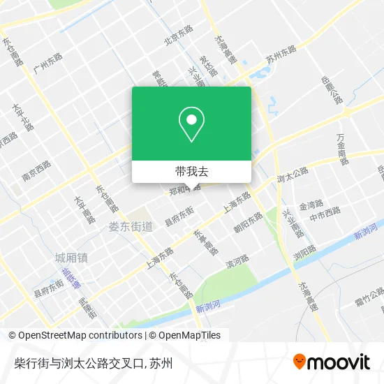 柴行街与浏太公路交叉口地图