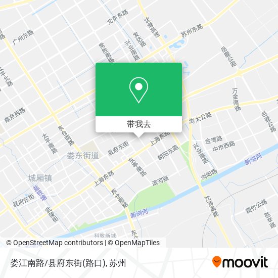娄江南路/县府东街(路口)地图