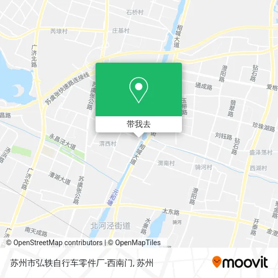 苏州市弘轶自行车零件厂-西南门地图