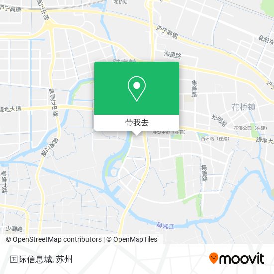 国际信息城地图