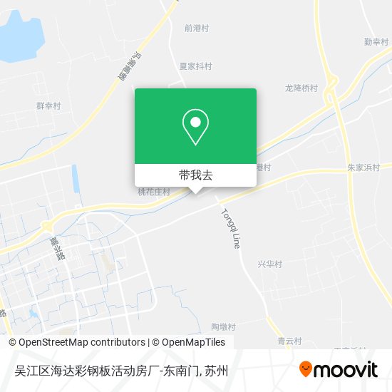 吴江区海达彩钢板活动房厂-东南门地图