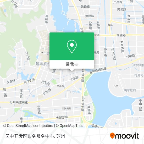 吴中开发区政务服务中心地图