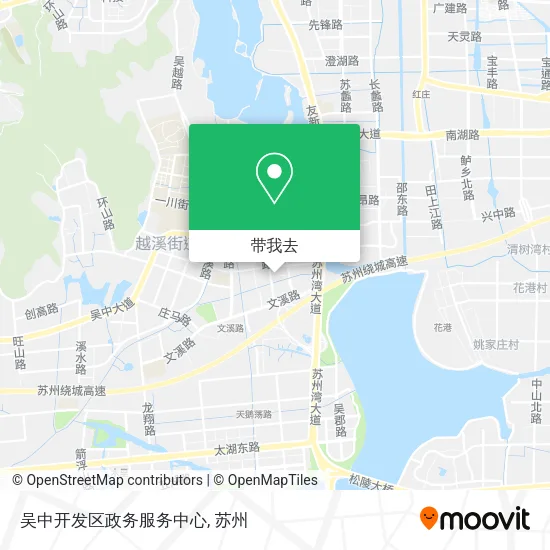 吴中开发区政务服务中心地图