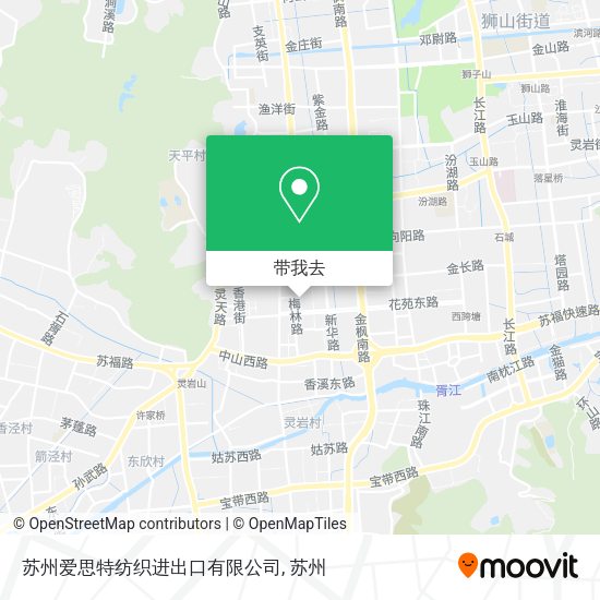苏州爱思特纺织进出口有限公司地图