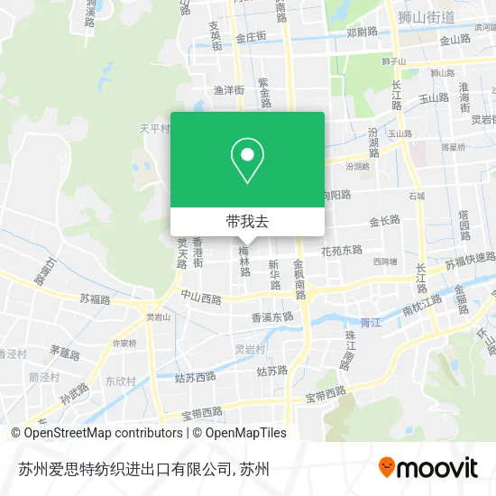 苏州爱思特纺织进出口有限公司地图