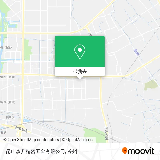 昆山杰升精密五金有限公司地图
