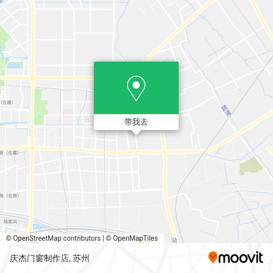 庆杰门窗制作店地图