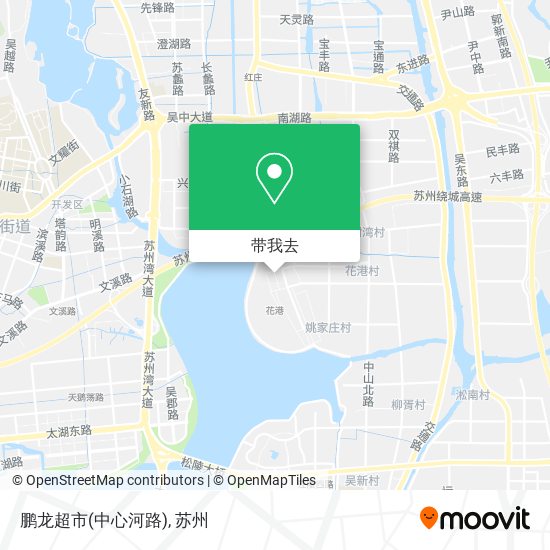 鹏龙超市(中心河路)地图