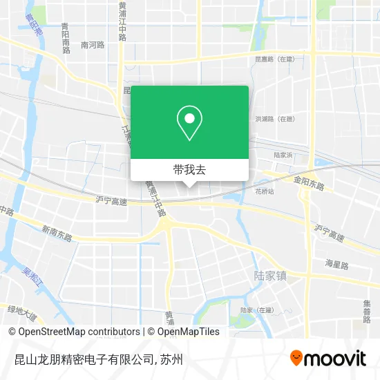 昆山龙朋精密电子有限公司地图
