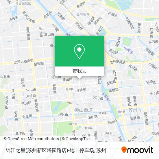 锦江之星(苏州新区塔园路店)-地上停车场地图