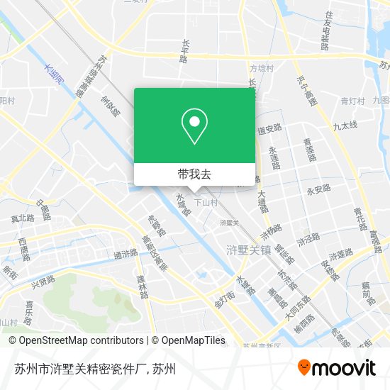 苏州市浒墅关精密瓷件厂地图