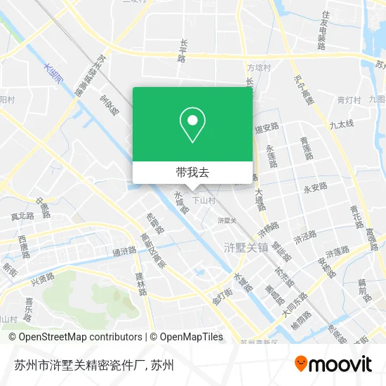 苏州市浒墅关精密瓷件厂地图